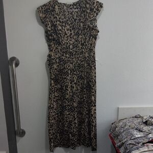 Sienna Sky Animal Print Midi Dress